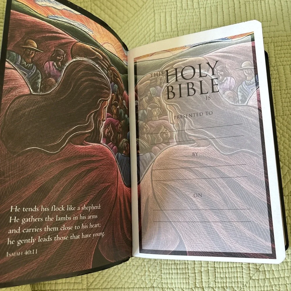 Zondervan NIV Holy Bible Black Imitation Leather Red Letter Edition 2001